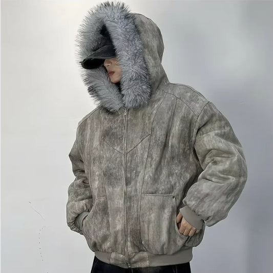 Hooded Cotton-padded Jacket
