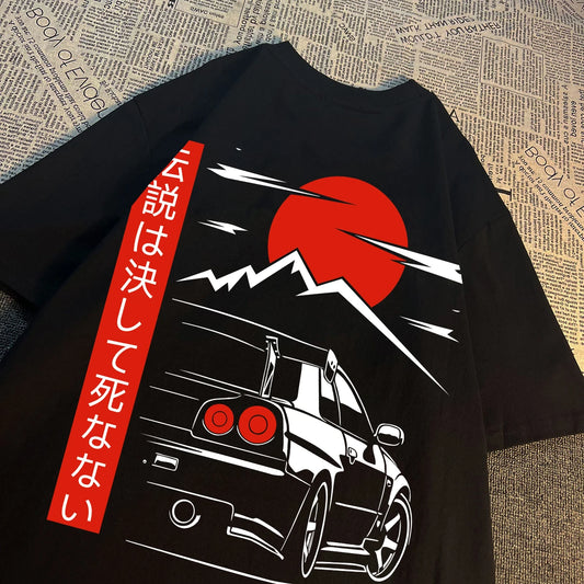 Japanese Style GTR Racing T Shirts