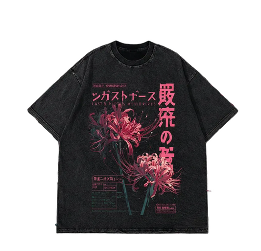 Anime Washed T-shirt