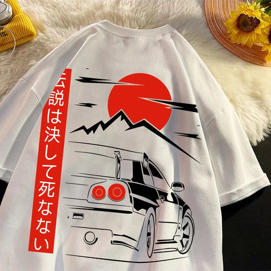 Japanese Style GTR Racing T Shirts